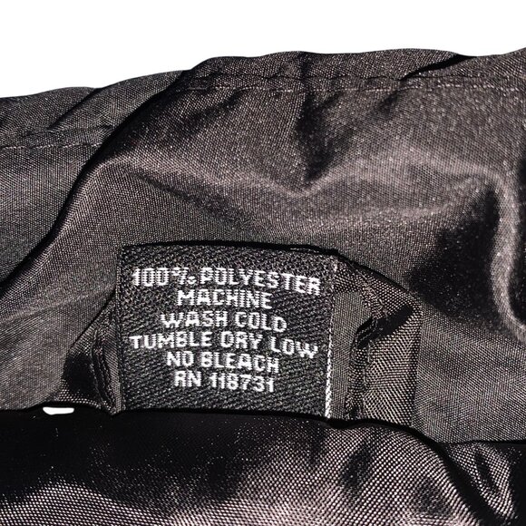 Black Unisex Puffy Vest - Picture 4 of 4